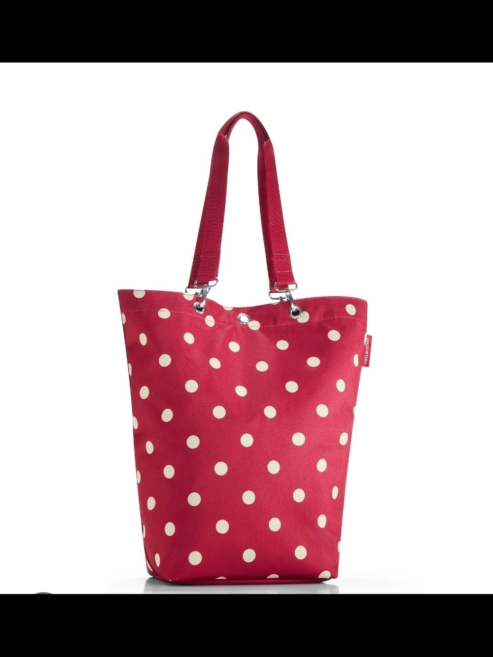 Polka Dot "Ruby dot" Tote Bag-City Shopper by Reisenthel